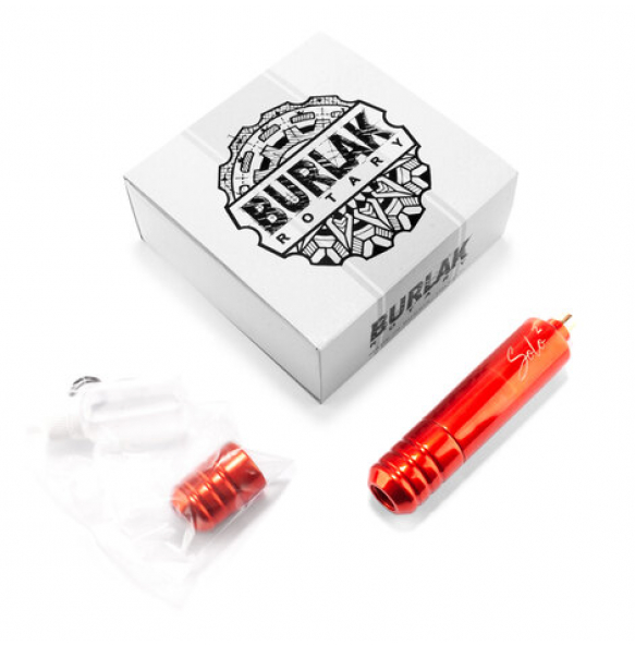 Роторная машинка Burlak Pen SOLO 2 - RED + держатель 26 мм Роторная машинка Burlak Pen SOLO 2 - RED + держатель 26 мм