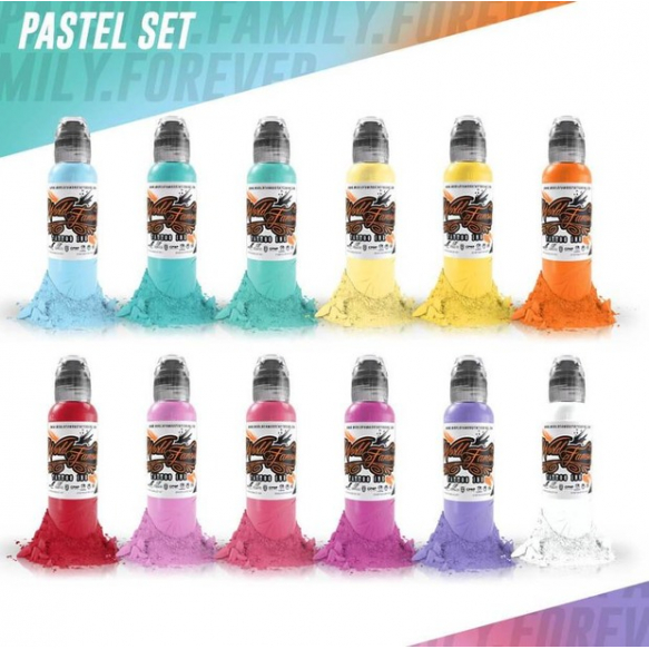 World Famous Color Pastel Set - 12 шт