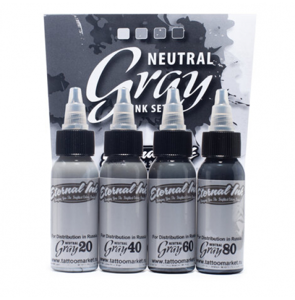 Eternal Neutral Gray Ink Set 4 Colors Eternal Neutral Gray Ink Set 4 Colors
