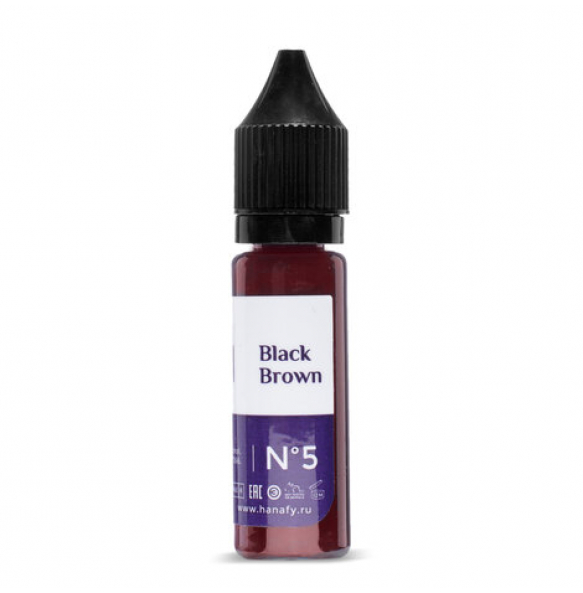 Hanafy Colours Pigments № 5 - Black Brown Hanafy Colours Pigments № 5 - Black Brown
