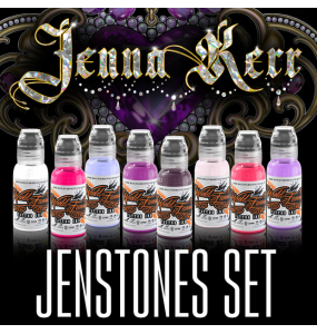 World Famous Tattoo Ink JENNA KERR'S JENSTONES COLOR SET