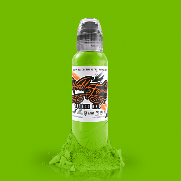 World Famous Ink Northern Lights Green