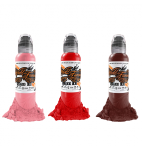 World Famous/TattooPRO - Set RED HOT