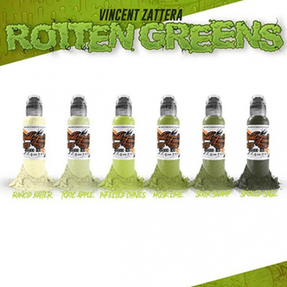 World Famous Rotten Greens Vincent Zattera Set - 6 шт World Famous Rotten Greens Vincent Zattera Set - 6 шт