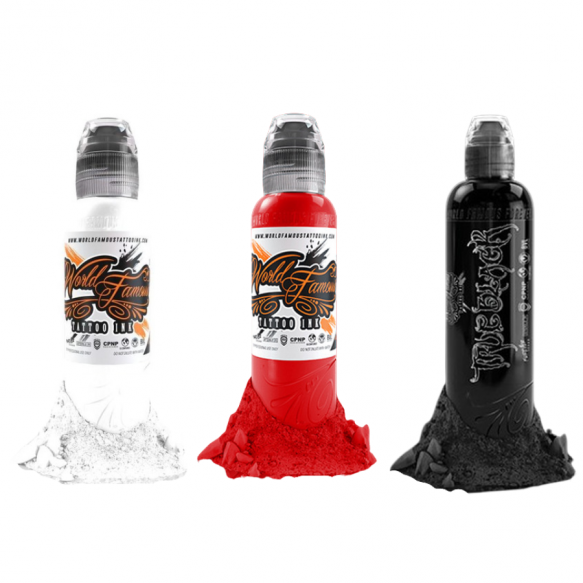 World Famous/TattooPRO - Set TRUE COLOR