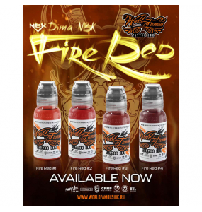 World Famous Dima NBK - Fire Red set - 4шт