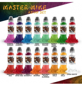 World Famous Master Mike Asian Tattoo Set 16