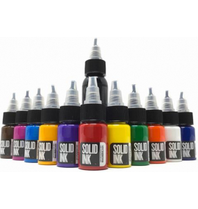 SOLID INK "1/2oz 11 Colors + 1oz Black Mini Travel Set"