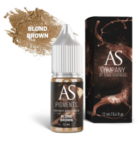 AS Company (Alina Shakhova) - пигмент для татуажа бровей Blond brown (Блонд)