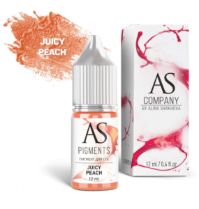 AS Company (Alina Shakhova) - пигмент для татуажа губ Juicy peach (Сочный персик)