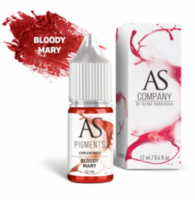 AS Company (Alina Shakhova) - пигмент-концентрат для татуажа губ «Bloody Mary» (Кровавая Мэри)