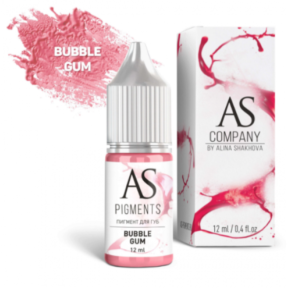 AS Company (Alina Shakhova) - пигмент для татуажа губ Bubble gum (Жевательная резинка)