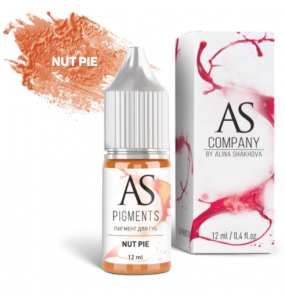 AS Company (Alina Shakhova) - пигмент для татуажа губ Nut pie (Ореховое пралине)