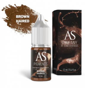AS Company (Alina Shakhova) - пигмент для татуажа бровей Brown haired (Шатен)