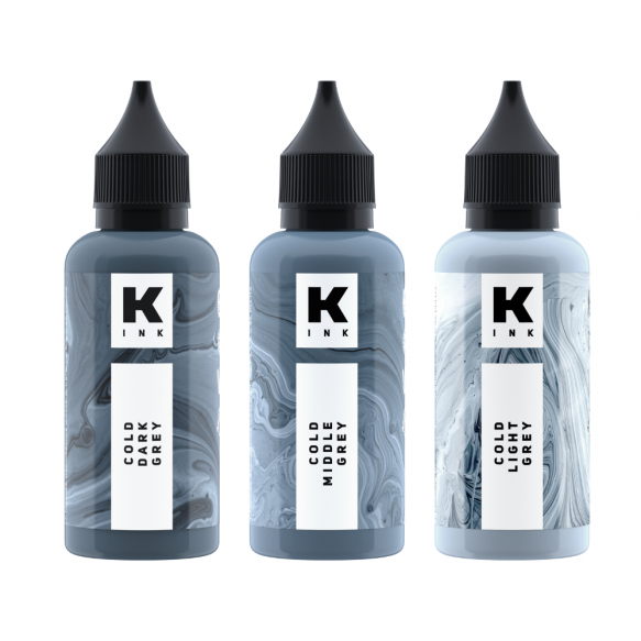 КРАСКА /TATTOOPRO - Сет Cold Gray КРАСКА /TATTOOPRO - Сет Cold Gray