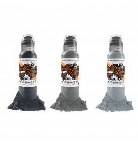 World Famous/TattooPRO - Set SILVER - S