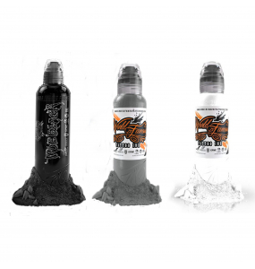 World Famous/TattooPRO - Set BLACK & WHITE