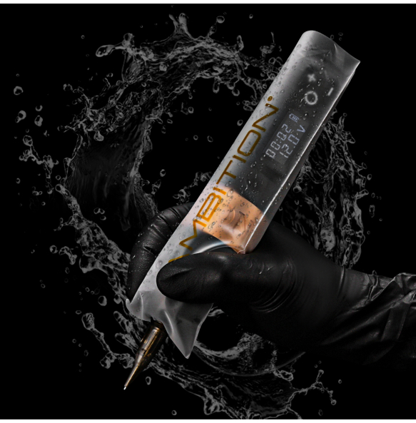 Барьерная защита на тату машинку Ambition Pen Protective 16.5х6 см - 200 шт