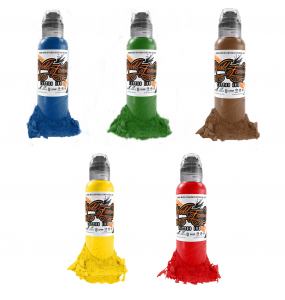 World Famous/TattooPRO - 5 TRADITIONAL SET