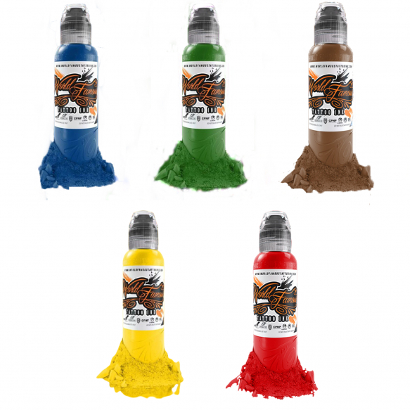 World Famous/TattooPRO - 5 TRADITIONAL SET