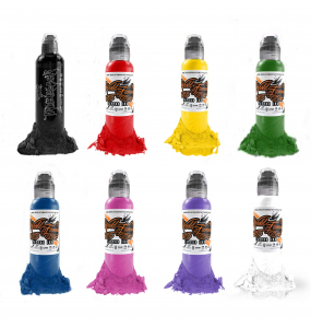 World Famous/TattooPRO - Set COLOR BASE