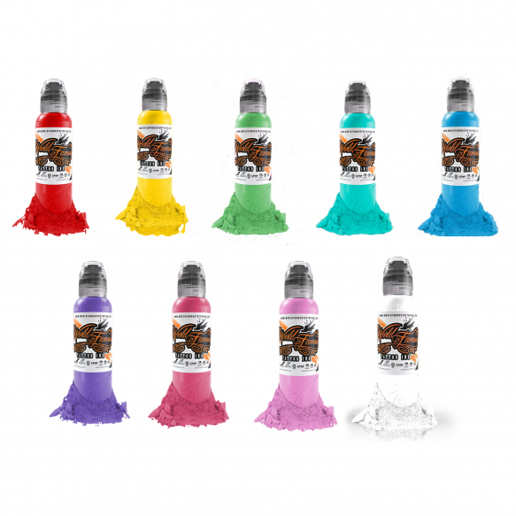 World Famous/TattooPRO - Set WATERCOLOR