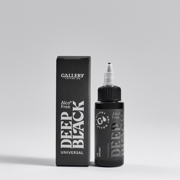  GALLERY Tattoo Ink - DEEP BLACK #9 50мл