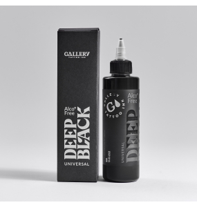 GALLERY Tattoo Ink - DEEP BLACK #9 100мл