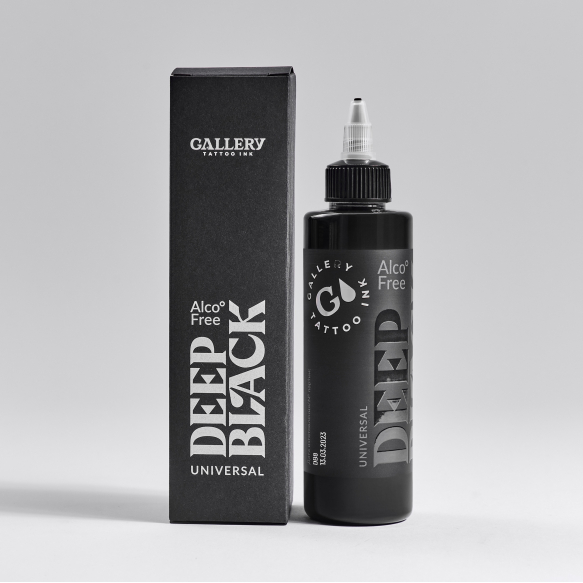 GALLERY Tattoo Ink - DEEP BLACK #9 100мл GALLERY Tattoo Ink - DEEP BLACK #9 100мл
