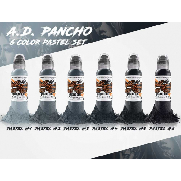 A.D. PANCHO Pastel Grey Set 1oz A.D. PANCHO Pastel Grey Set 1oz